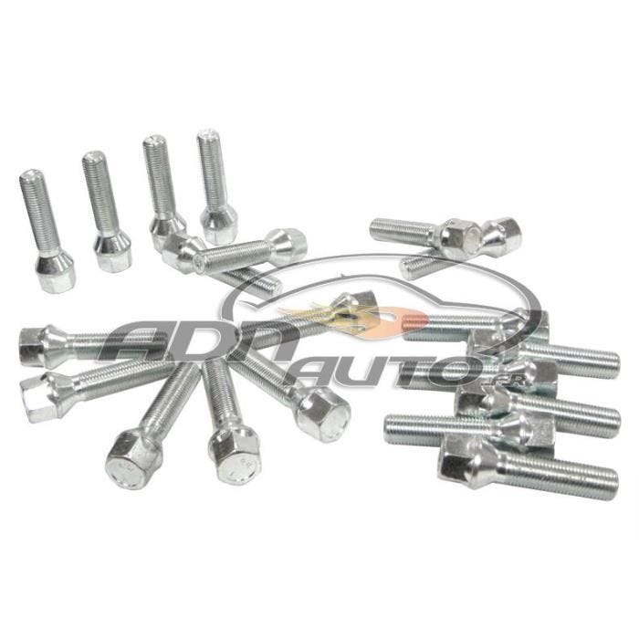Pack de 20 Vis 14x150 - L2 50mm - Cle 19 - Portee Conique - PGS
