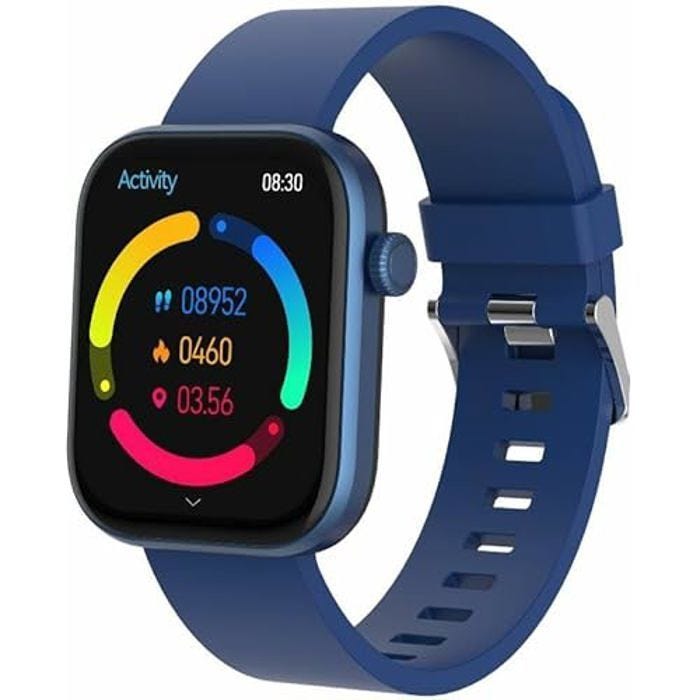 Montre connectée - Denver - SWC-185BU - Écran AMOLED 4,7 cm - Bluetooth - IP67