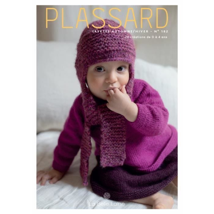 Catalogue tricot - Plassard - n°182 - Layette - Nouveautés - Intemporel hiver