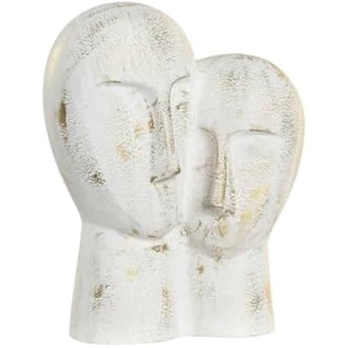 Figurine décorative - DKD HOME DECOR - Aluminium Blanc - 23 x 10 x 30 cm - Intérieur - Mixte