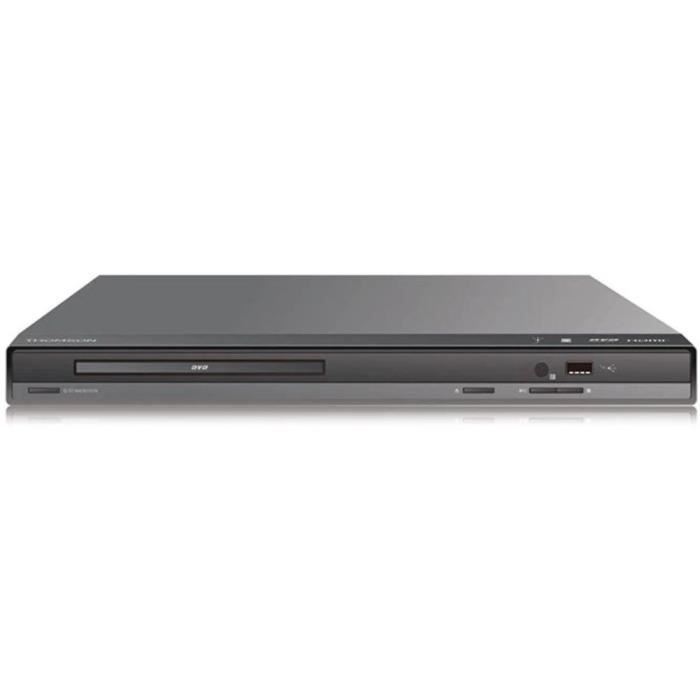 Lecteur DVD - THOMSON - THD303GV2 - Upscaling 1080p - Ports HDMI et USB - Couleur Gris