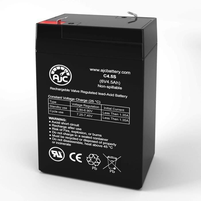 Batterie de Remplacement APC BK200 6V 4.5Ah UPS
