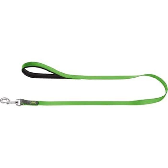 Laisse pour Chien - HUNTER - Convenience - Plastique - Vert Pomme - 2 x 120 cm