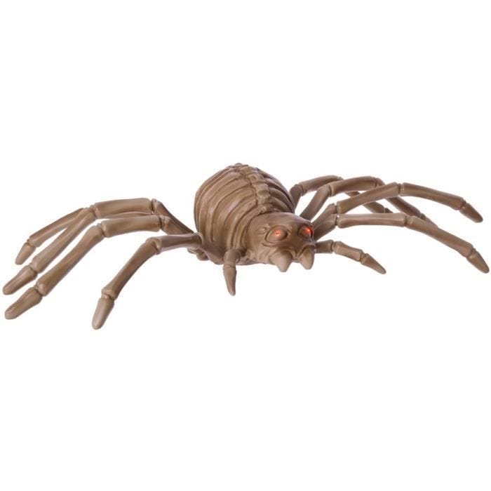Squelette - Disfrazzes - Araignée Lumineuse - Son et Mouvement - 96x48x16 cm - Multicolore