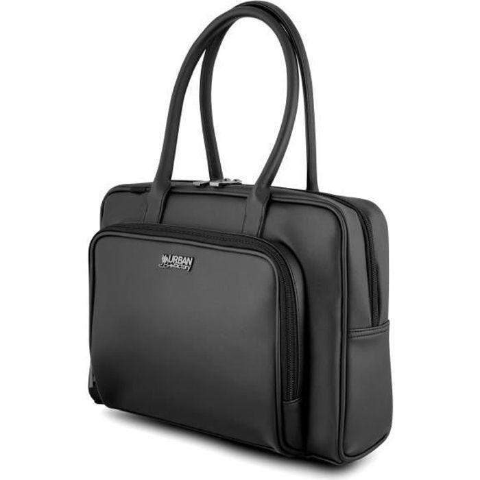Sacoche pour ordinateur 14'' Urban Factory - Nylon huilé - Rangements spécifiques - Noir