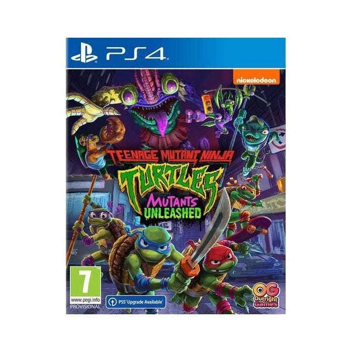 Jeu vidéo - Tortues Ninja - Les Mutants se Déchaînent - Action - PS4 - 1-2 joueurs