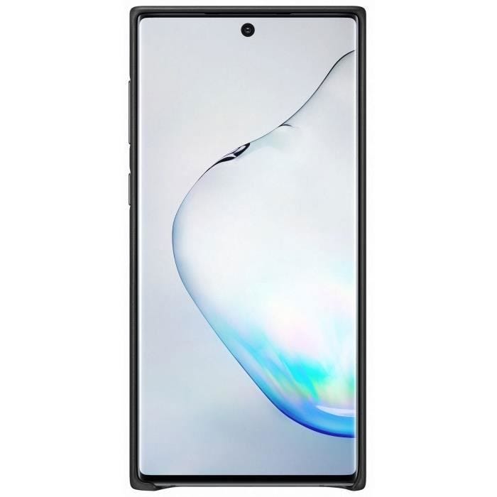 Coque cuir Noir Note10