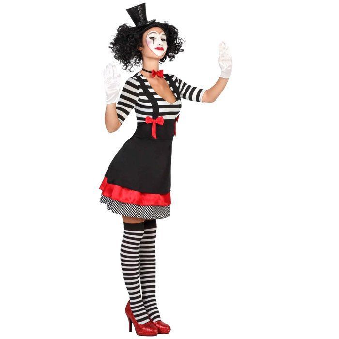 Déguisement de Mime pour Femme - ATOSA 22973 - Taille 2 - Noir