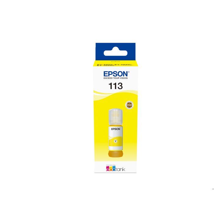 Cartouche d'encre - EPSON - 113 - Jaune - Pigment - Compatible générique