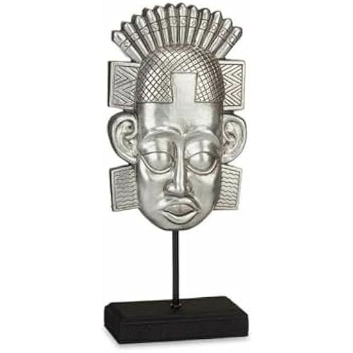 Figurine décorative - GIFT DECOR - Indienne argentée - 17,5 x 36 x 10,5 cm - 4 unités - Multicolore
