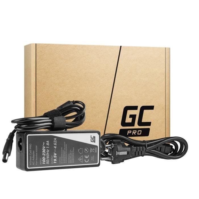 Green Cell Chargeur Adapteur 19.5V 4.62A 90W pour Dell Inspiron 15R N5010 N5110 Latitude E6410 E6420 E6430 E6510 E6520 E6530