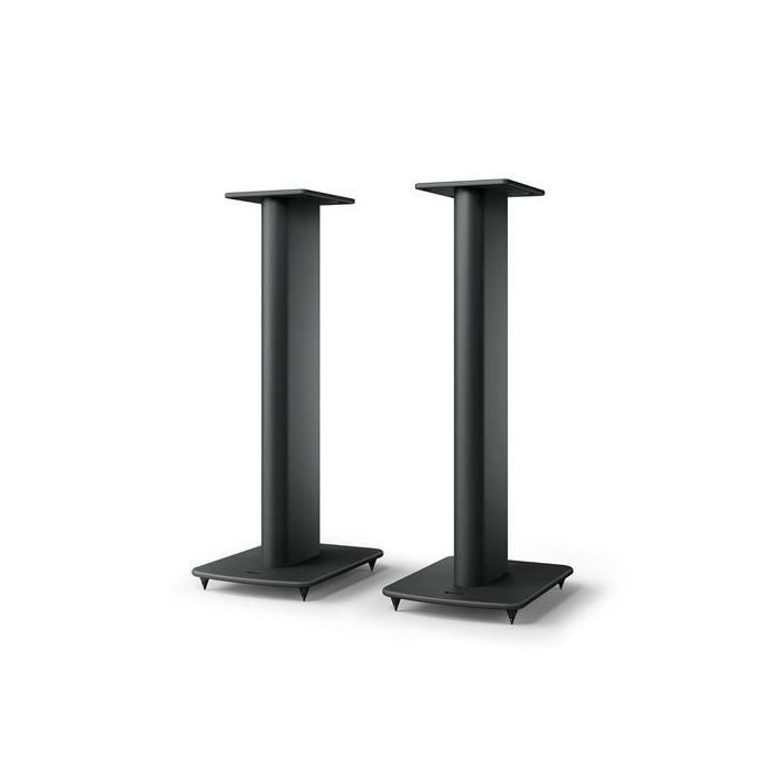 Pieds de sol Kef S2 pour enceintes LS50 Noir Carbone Vendus à la paire