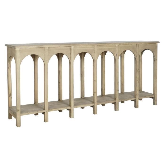 console 210 x 38 x 90 cm marron pin