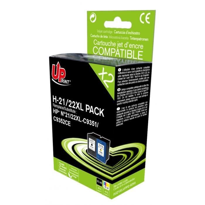 CARTOUCHE ENCRE COMPATIBLE HP C9351A/C9352A BK + CL GENERIQUE
