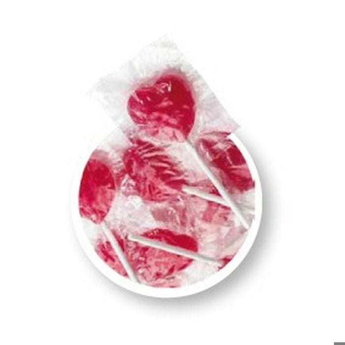 SUCETTES COEURS, sachet de 23