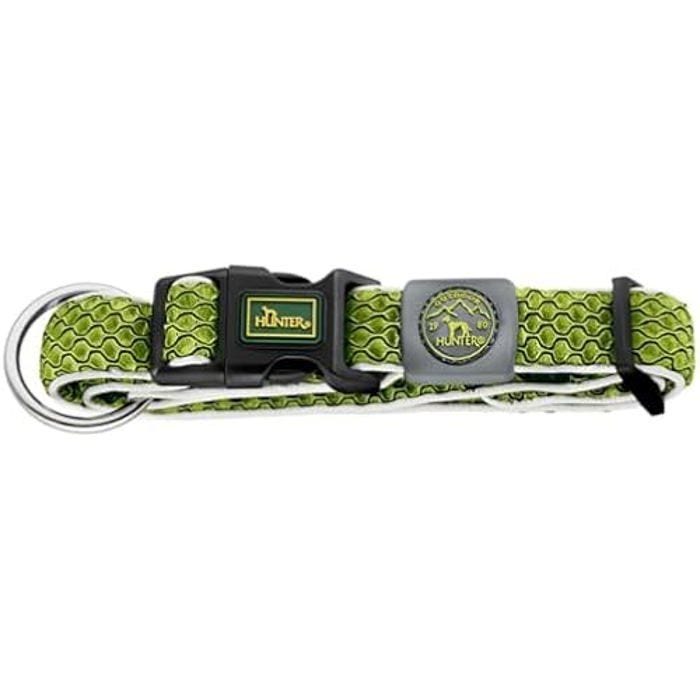 Collier pour chien - HUNTER - Hilo Vario Plus XL - Lima - 45-70Cm - Vert - Grand