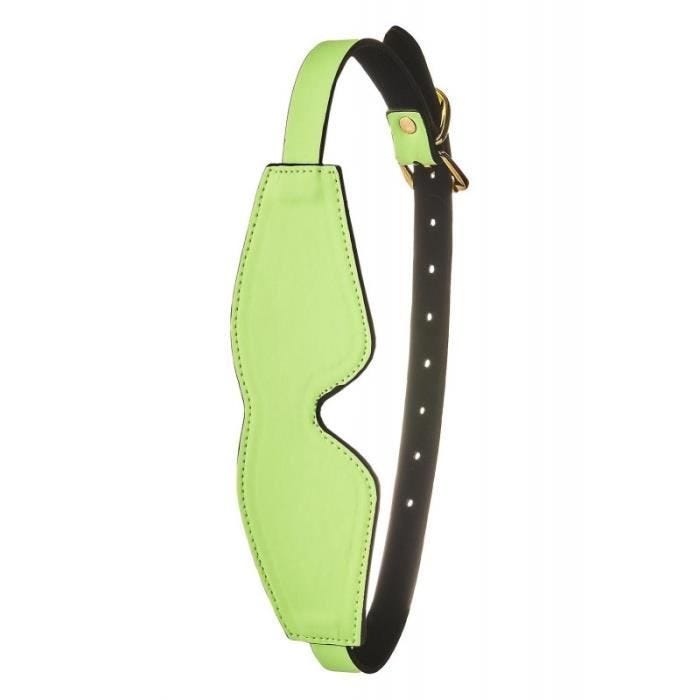 Masque Phosphorescent Simili Cuir Vert Phosphorescent