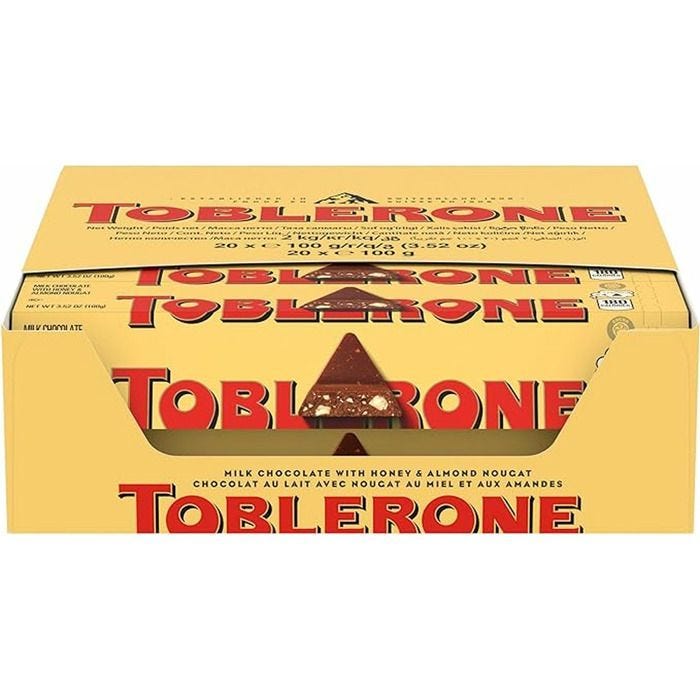 Boite de 20 barres de 100gr Toblerone