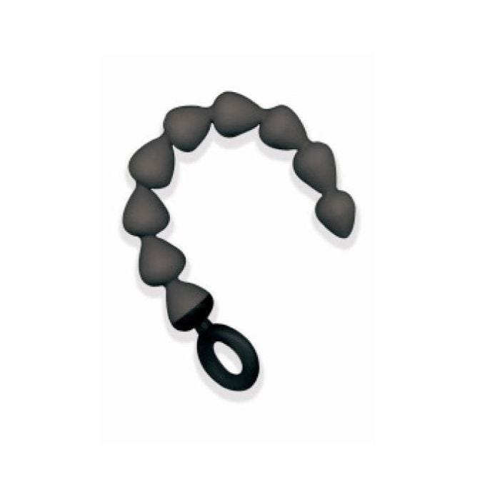 Chaîne Anales - Marque - Modèle - Noir - Silicone - Adulte