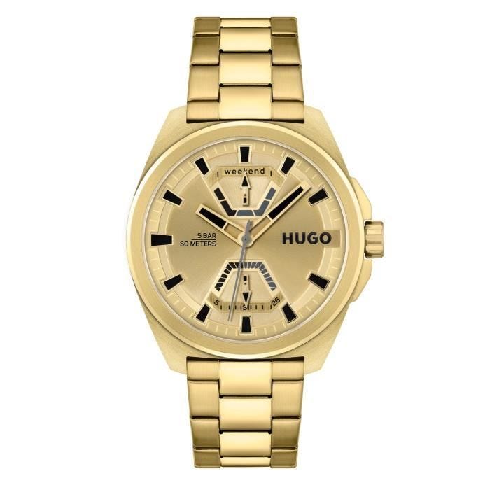 Montre - HUGO - Expose - Mouvement Quartz - Bracelet élégant - Résistance à l'eau 50m