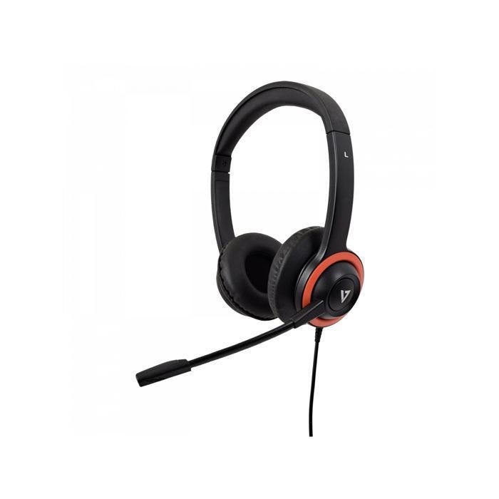 Casque avec Microphone - V7 - HU540E - Noir - Annulation de bruit - Pliable