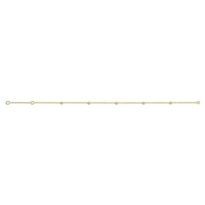Bracelet - Brillaxis - Bracelet junior boules or jaune 18 carats - Couleur de la matière:Jaune Taille/Longueur:16 cm