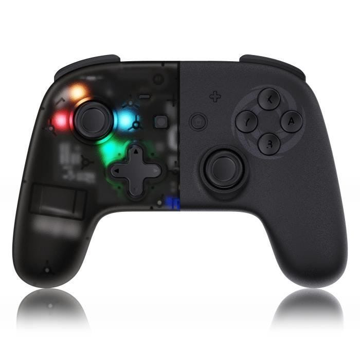 Manette sans fil pour Nintendo Switch, Manette Bluetooth compatible avc Nintendo Switch, IOS et Android