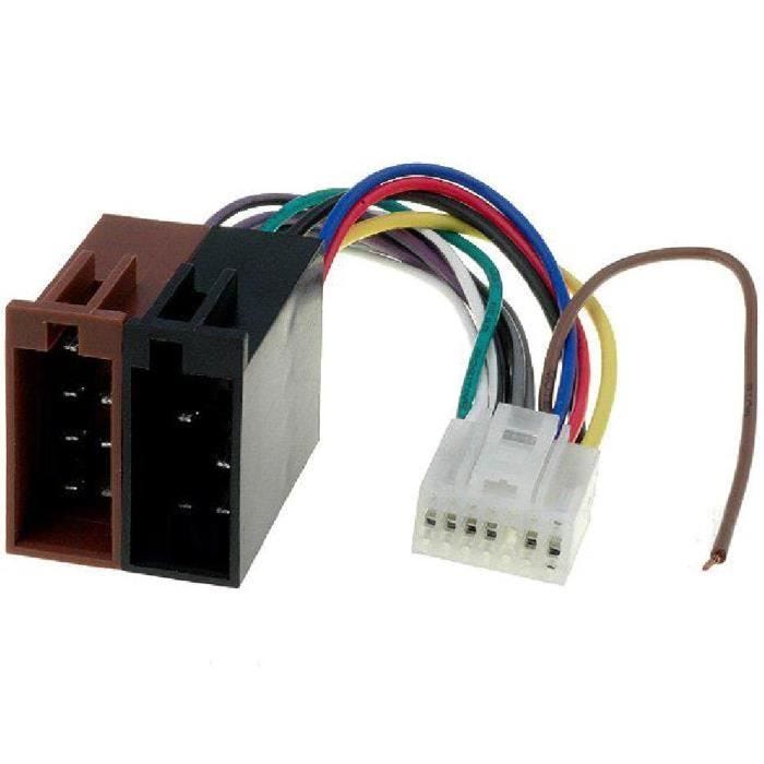 Câble Autoradio - KENWOOD - 14PIN - Connecteur ISO - Universel - Noir