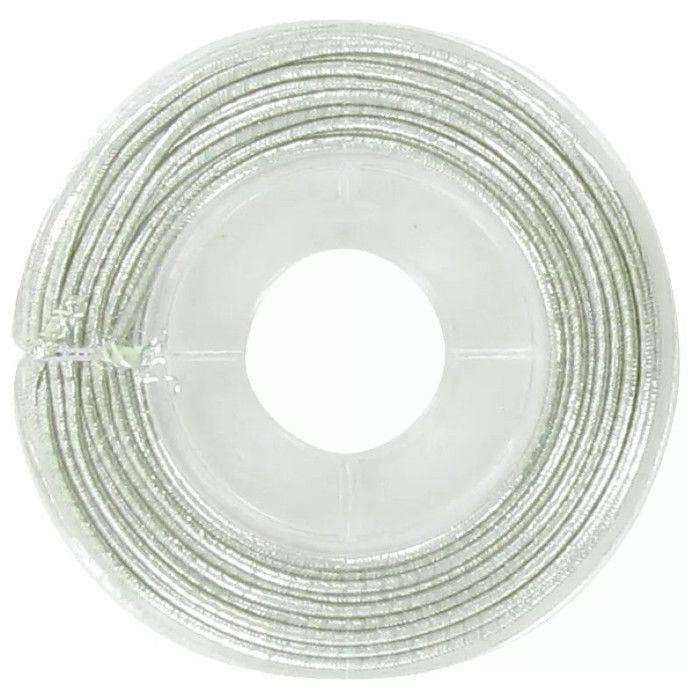Élastique gainé - MÉGACRÉA - 1 mm - 5 m - Couleur argent