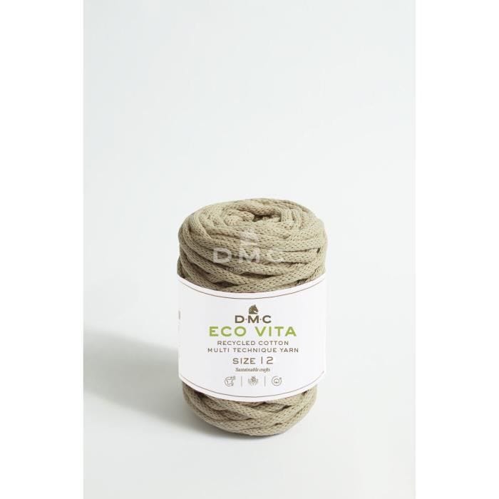 Fil Coton Recyclé - DMC - Eco Vita - 12mm - 250g - Beige