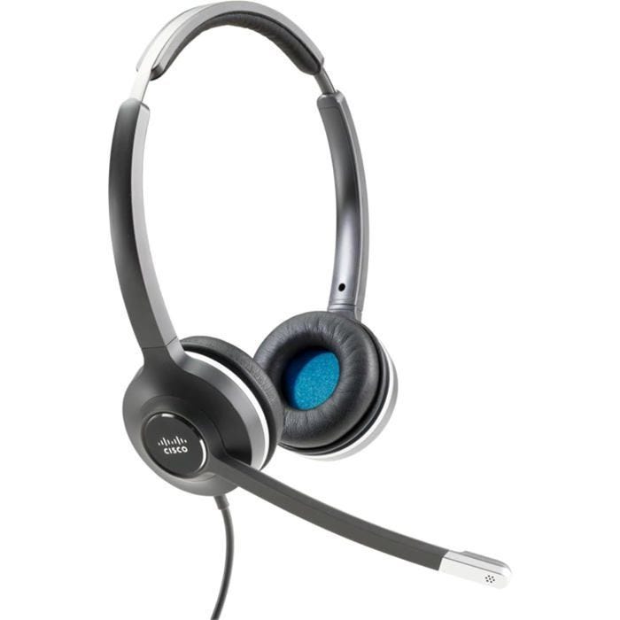 Casque sur-oreille - Cisco - 532 - Filaire - Compatible avec IP Phone - Noir