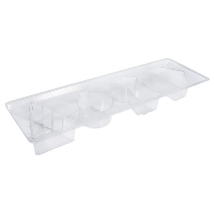 Moule pour savon: Noël, profondeur 3cm, 4 pièces