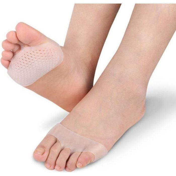 SHOP-STORY - Paire de coussinets plantaires anti-douleurs pour l'avant du pied - Transparent