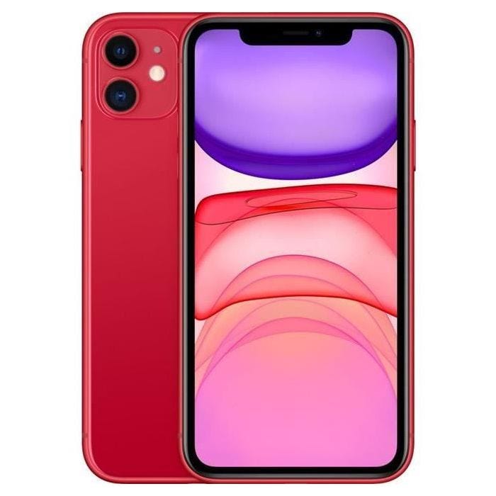 Apple iPhone 11 6,1" 64 Go Double SIM Reconditionné Grade A Rouge