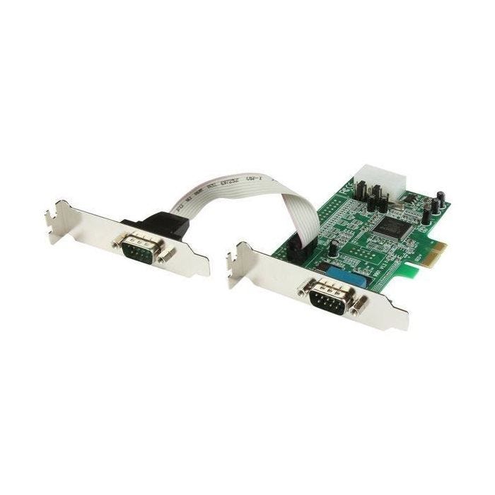 Carte PCI Express à Faible Encombrement avec 2 Ports Série RS232 - STARTECH - UART 16550 - PC