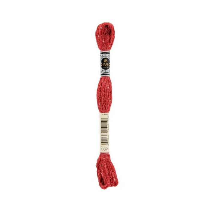 Fil à broder - DMC - Mouliné Etoile - 8 m - Couleur C321 - Coton et polyamide