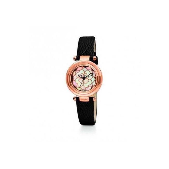 Montre Femme - Folli Follie - WF15R009SPW - Ø 28 mm - Cuir - Noir