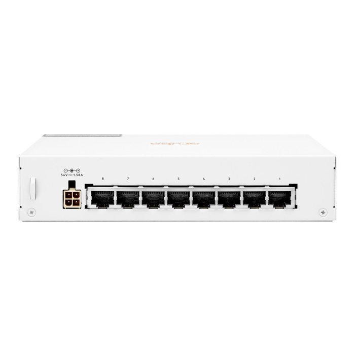 Commutateur HPE Aruba Instant On 1430 8G - PoE 64W - 8 ports Gigabit - Non géré - Bureau/Rack