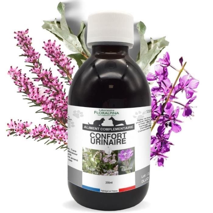 Complexe Confort Urinaire 200ml - Formule Naturelle pour Animaux