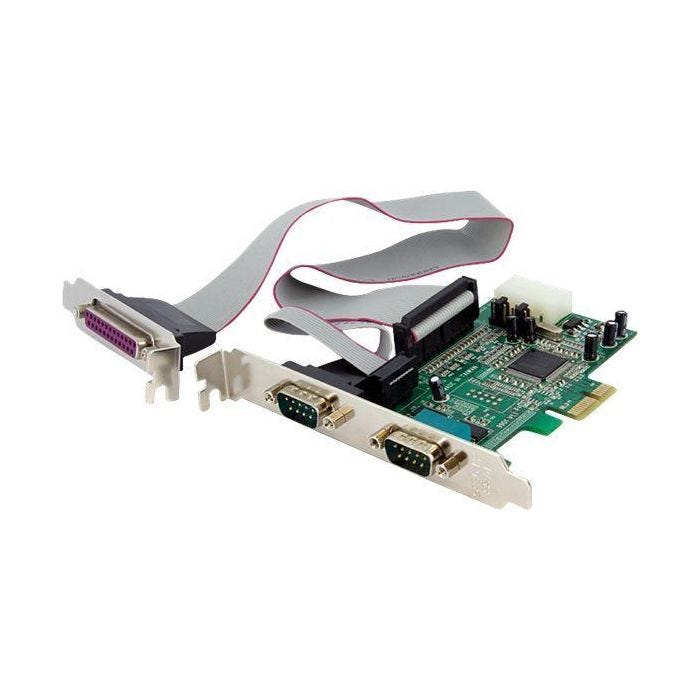 Carte PCI Express 2 Ports Série RS232 et 1 Port Parallèle - UART 16550 - STARTECH - PC