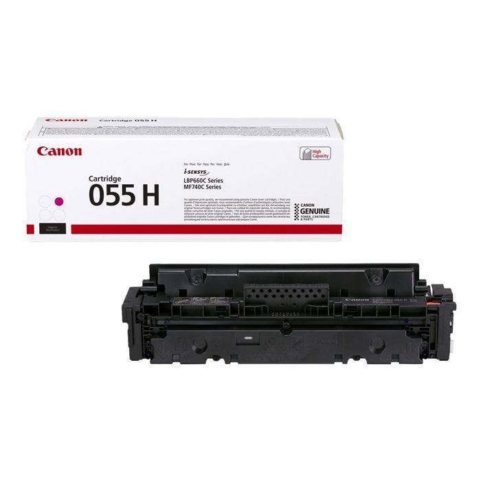 Cartouche toner CANON 055H - Magenta - Laser - Haute capacité - 5900 pages