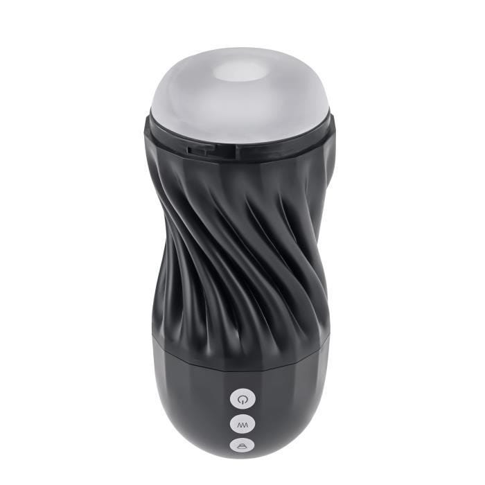Masturbateur - Playboy - Solo Stroker - Noir - Avec succion - Vibrant