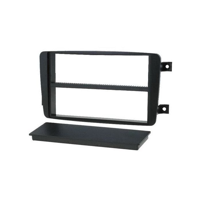 Façade autoradio 1DIN - MERCEDES - Classe C/Sport Coupé/CLK/Viano - Noir - Remplacement d'origine