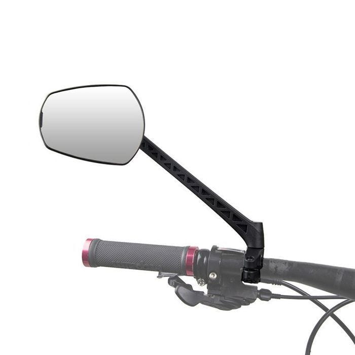 Rétroviseur vélo - Zefal - Espion E80 - Noir - Miroir extra large - Fixation stable