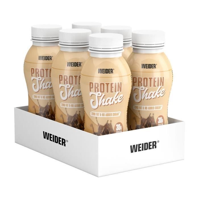 Boissons protéinées Weider - Protein Shake - Milk Chocolate Pack de 6
