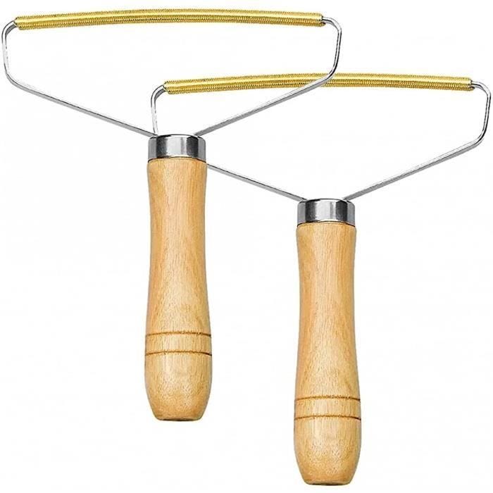 2 Pièces Manuel Rasoir Anti Bouloche, Brosse Manuel Anti Poil, Vêtements Et Autres Tissus, Fuzz Rasoir Brosse pour Tapis, Vête[822]
