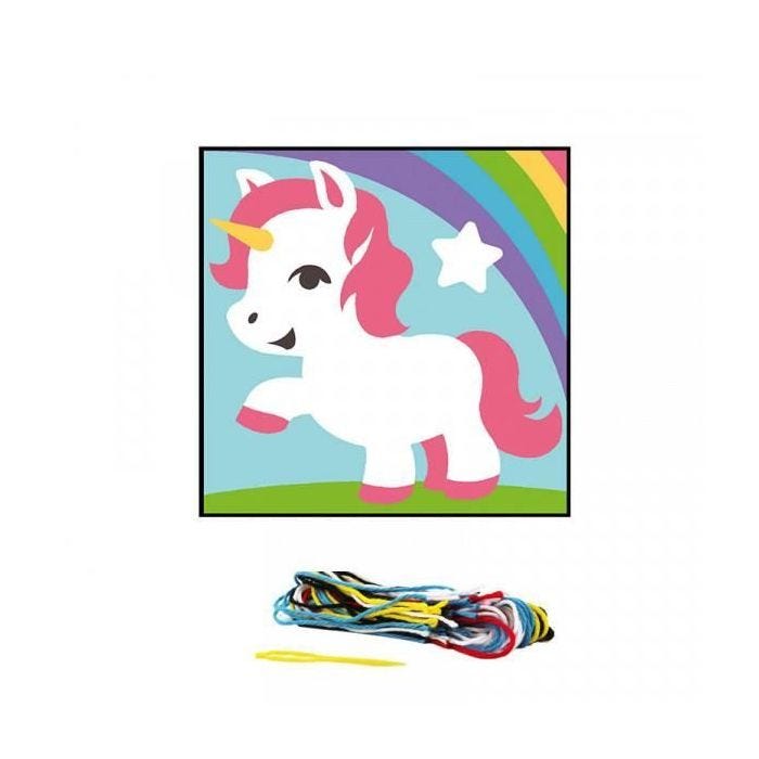 Kit de canevas pour enfant Seg de Paris motif licorne