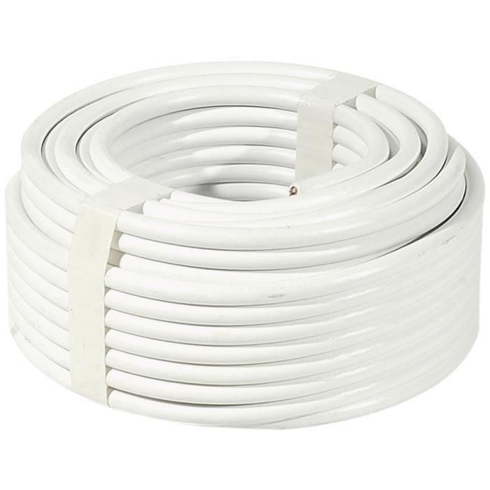 Bobine de cable antenne Satellite ou TV 25 m.