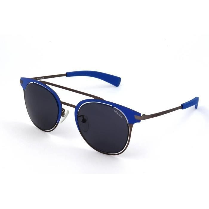 Lunettes de Soleil - POLICE EYEWEAR - SPL158 - MATT BLUE - Monture Métal - Protection Catégorie 3