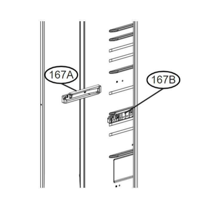 Guide rail - Réfrigérateur, congélateur - LG (128034) - Blanc - 2 ans de garantie